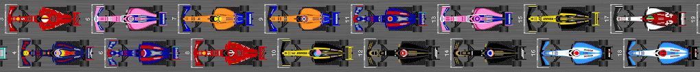 Azerbaijan Grand Prix starting grid