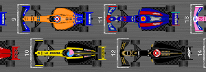 Azerbaijan Grand Prix starting grid