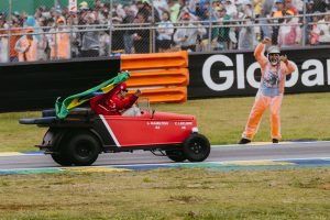 Ferrari statement Hamilton Leclerc